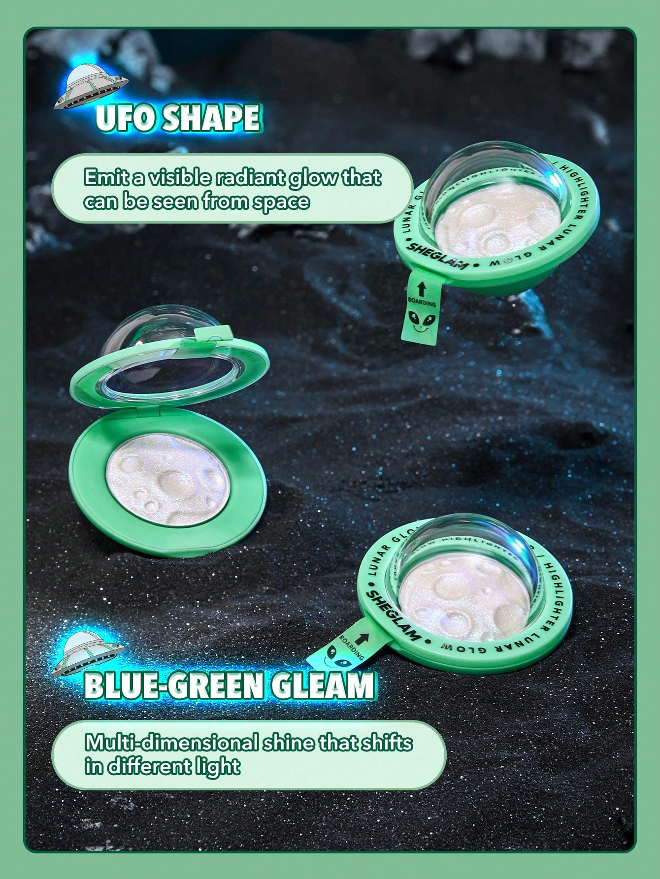 SHEGLAM Lunar Glow Highlighter *NEW COLORS*