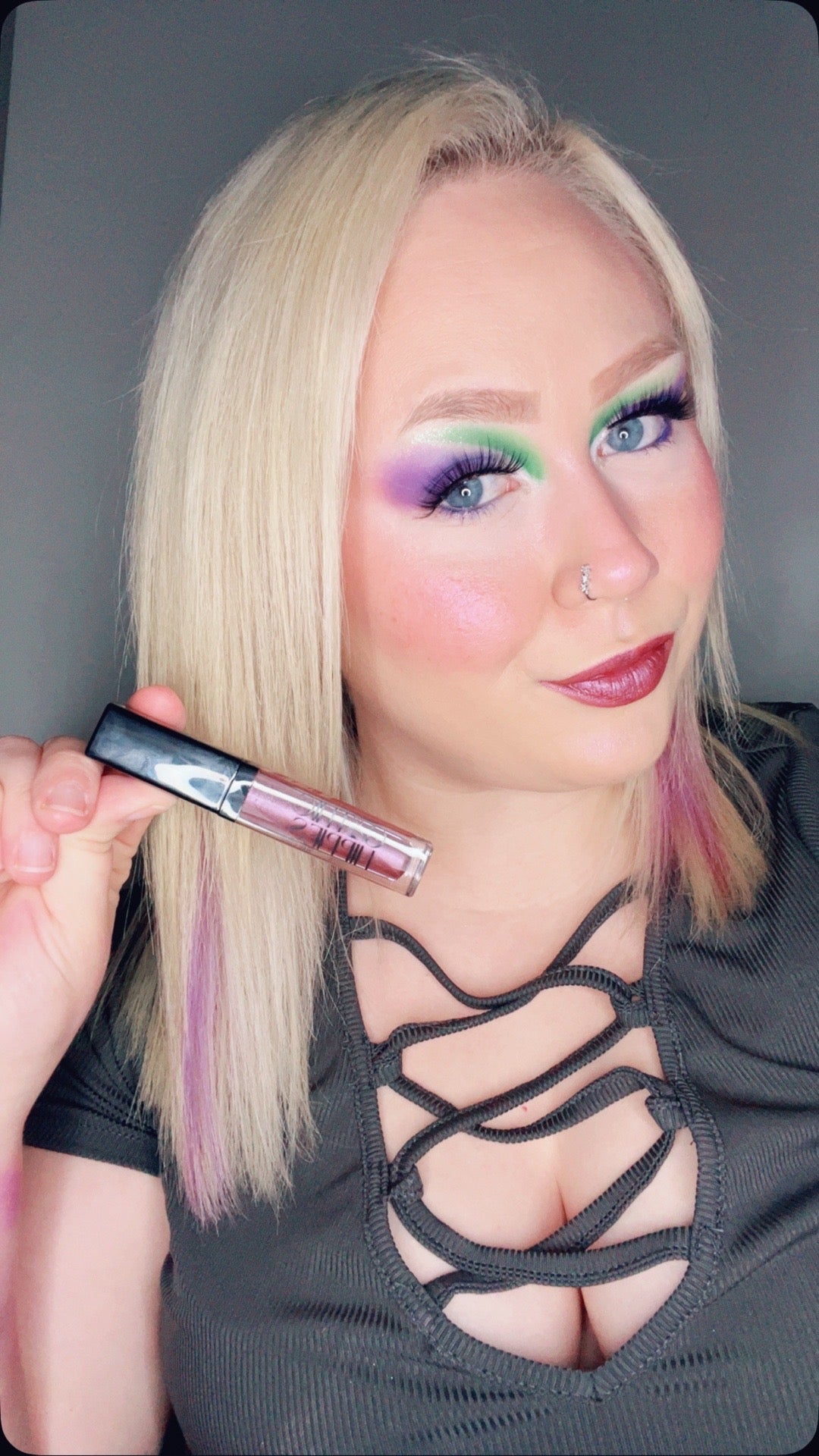 LUXURY GODDESS Liquid Velvet Lipstick METALLICS - Lotus