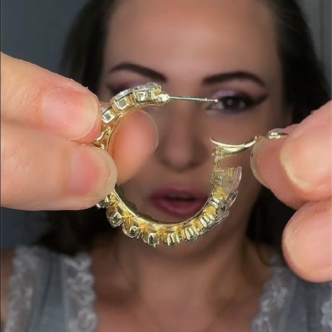 My Power Hoop Earrings