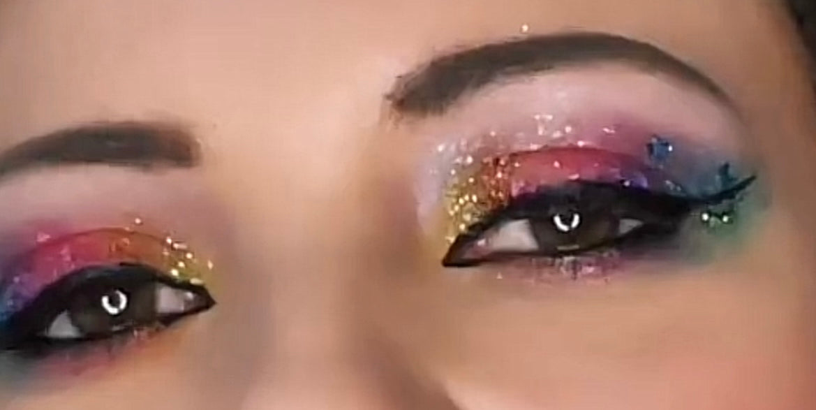 Paleta de Sombras de Ojos Rainbow Makeup 🎨 Pigmentadas 86 Colores