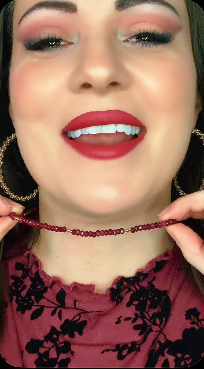 Jewel of January Necklace