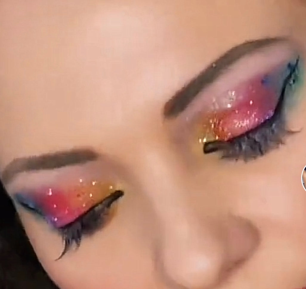 Paleta de Sombras de Ojos Rainbow Makeup 🎨 Pigmentadas 86 Colores