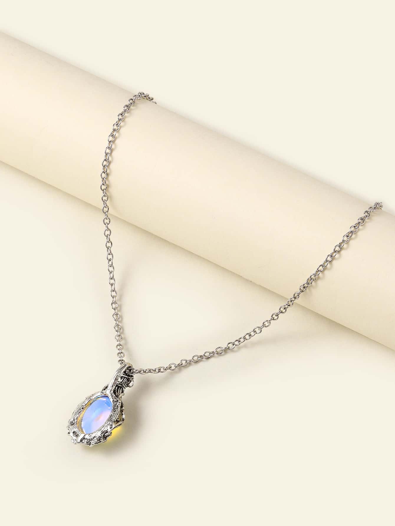 Water Drop Charm Necklace