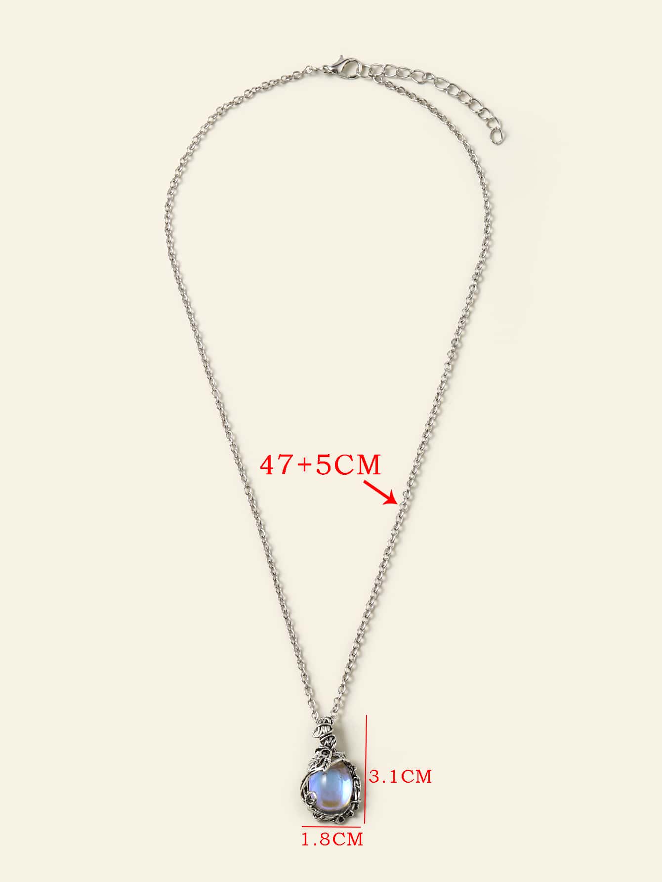 Water Drop Charm Necklace