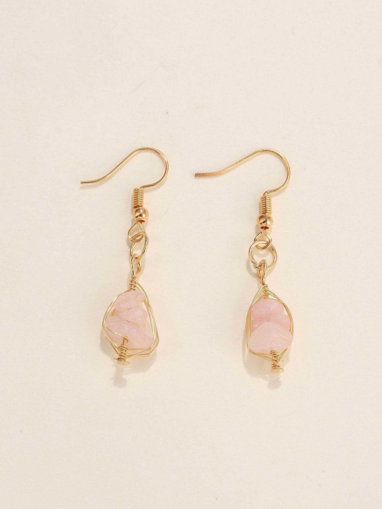 Pendientes colgantes de piedra