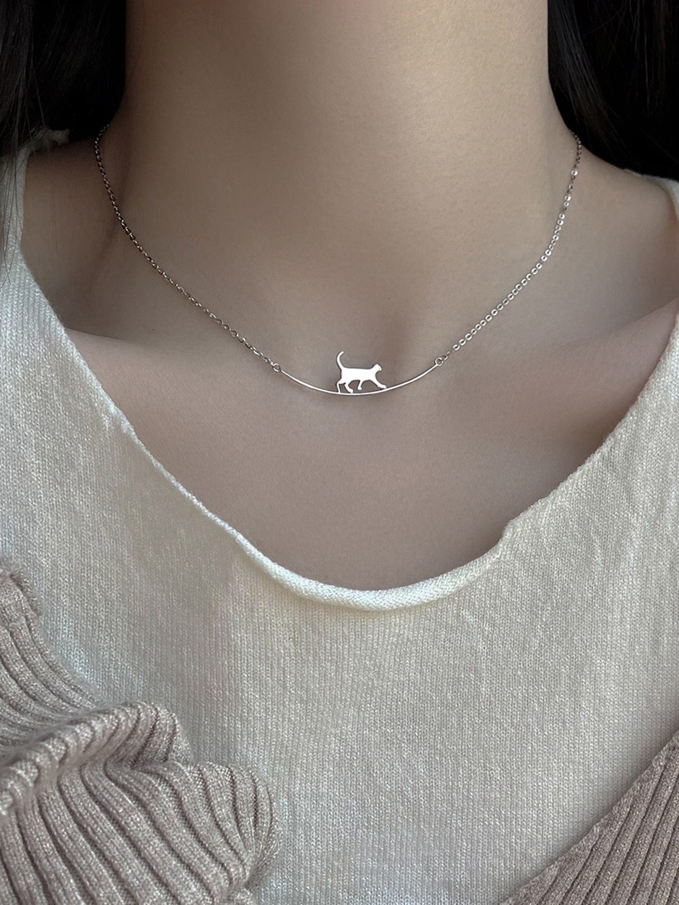 Cat Chain Necklace