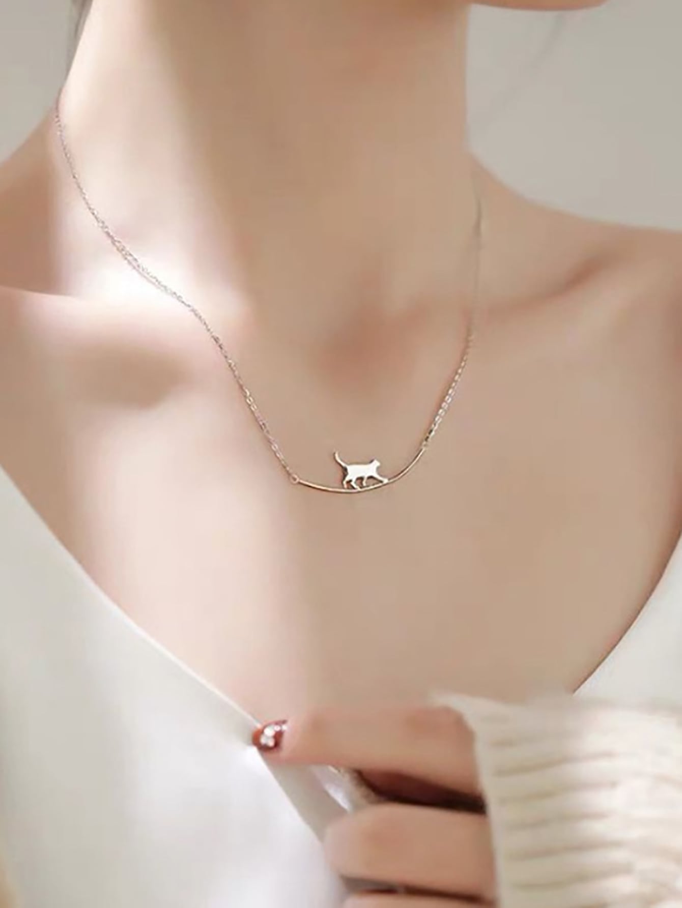 Cat Chain Necklace