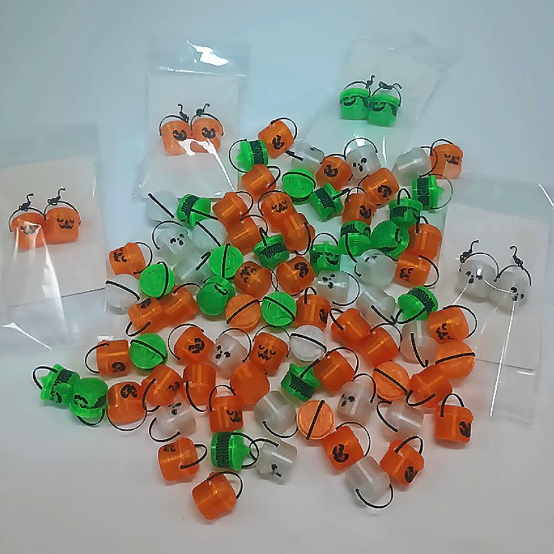 Halloween Character Bucket Earrings