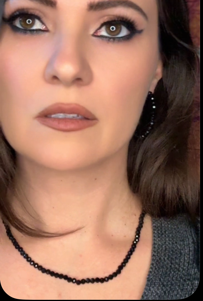 Black Magic - Beaded Magnetic Necklace