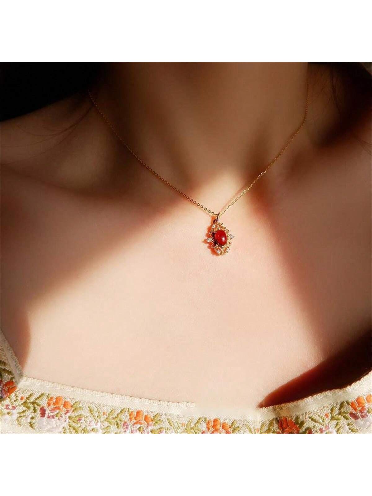 Vampress Red Vintage Necklace