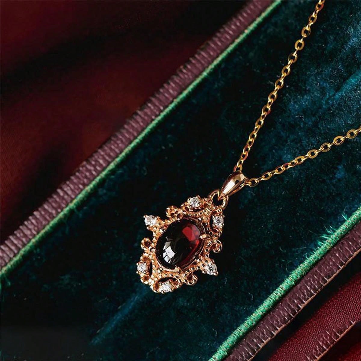 Vampress Red Vintage Necklace