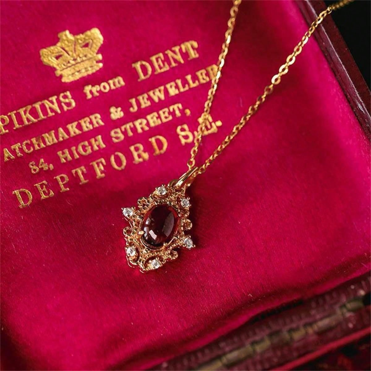 Vampress Red Vintage Necklace