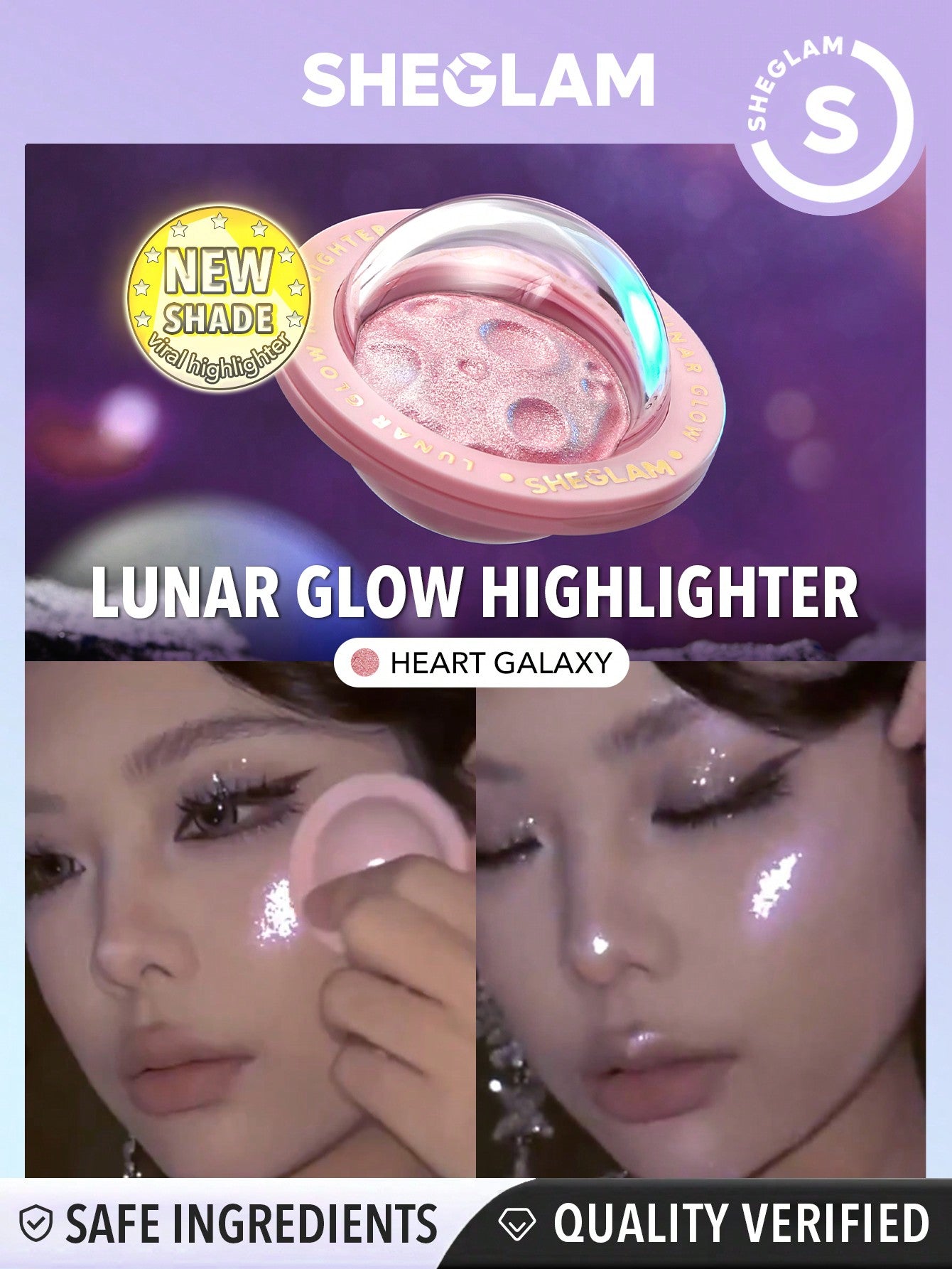 SHEGLAM Lunar Glow Highlighter *NEW COLORS*