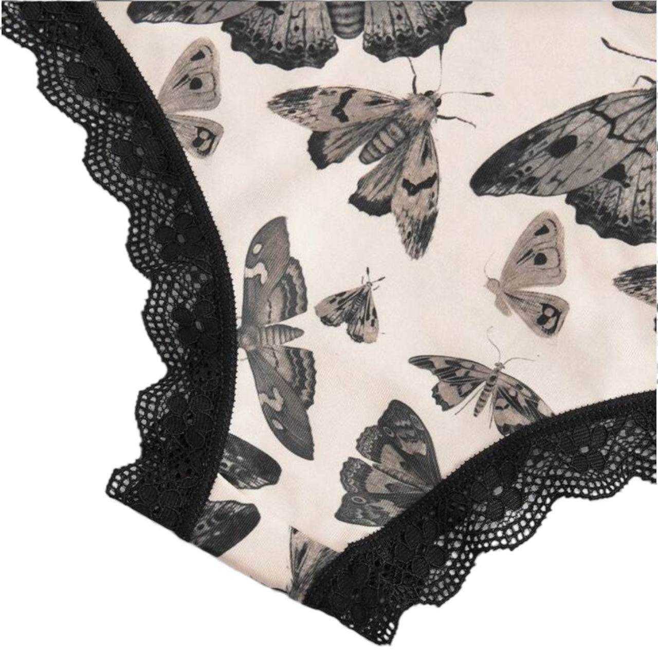 Gothic Moth Pantie 3pc Set