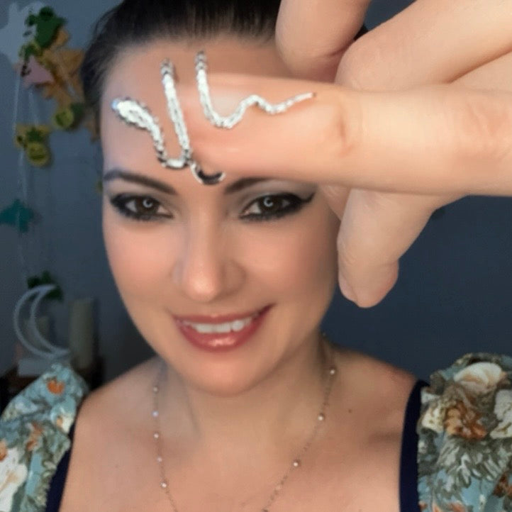 Rattle And Dazzle Snake Ear Cuff