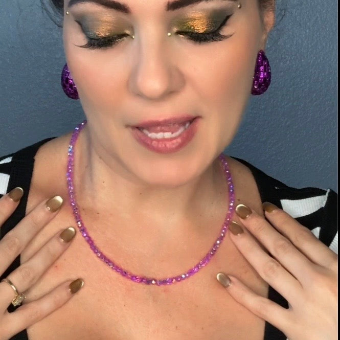 Enchanting Beaded Crystal Necklace
