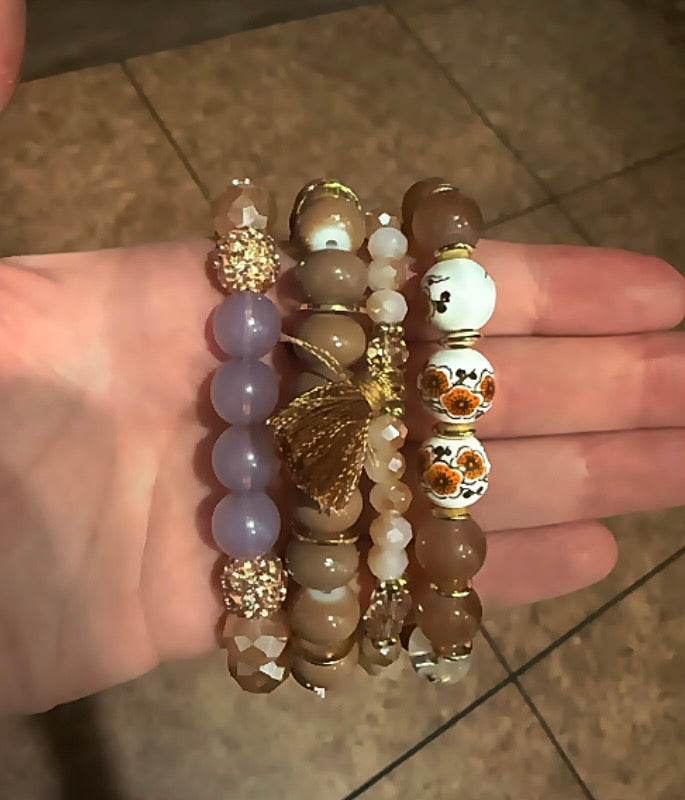 Wild Poppy Bracelet Stack