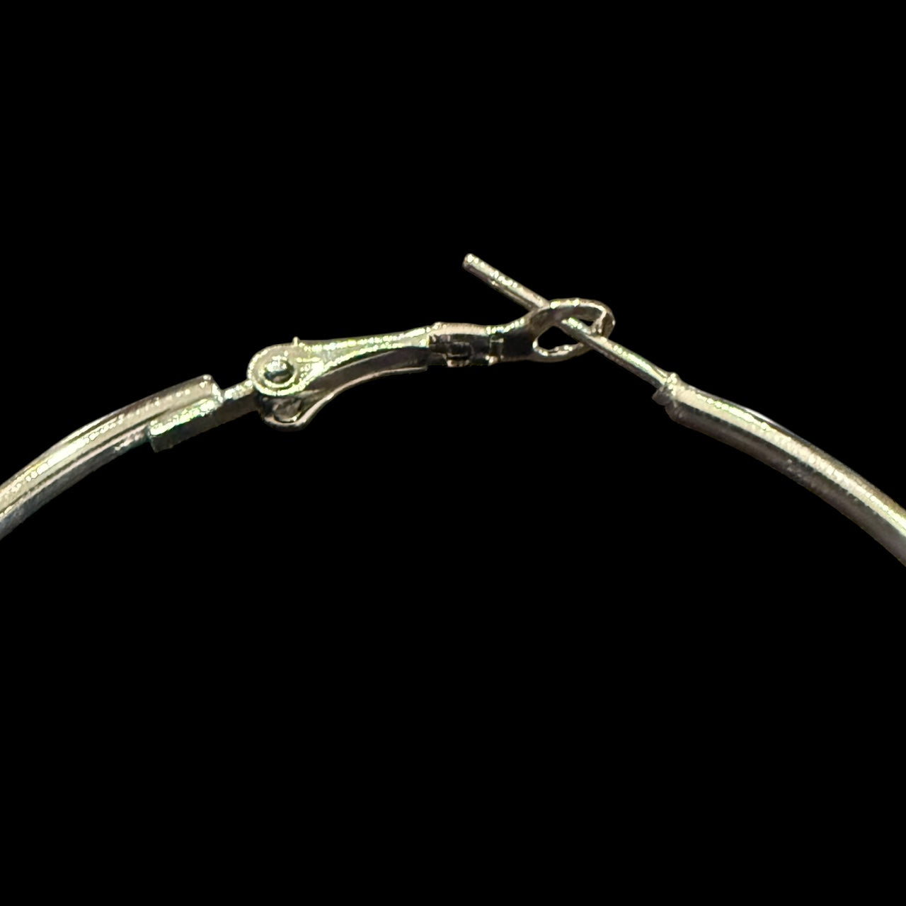 Classic Silver Hoops