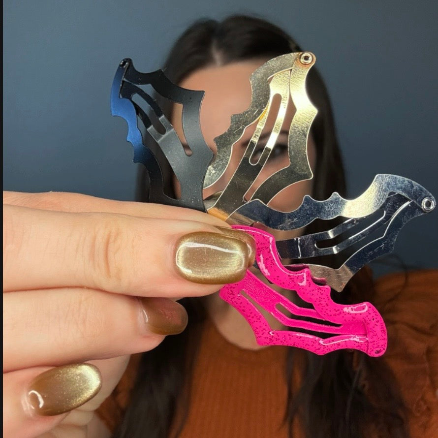 Bat Snap Clips (Multiple colors)