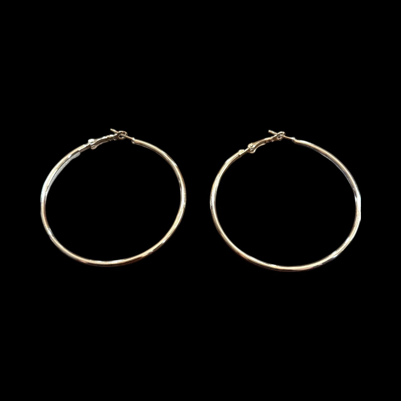 Classic Silver Hoops