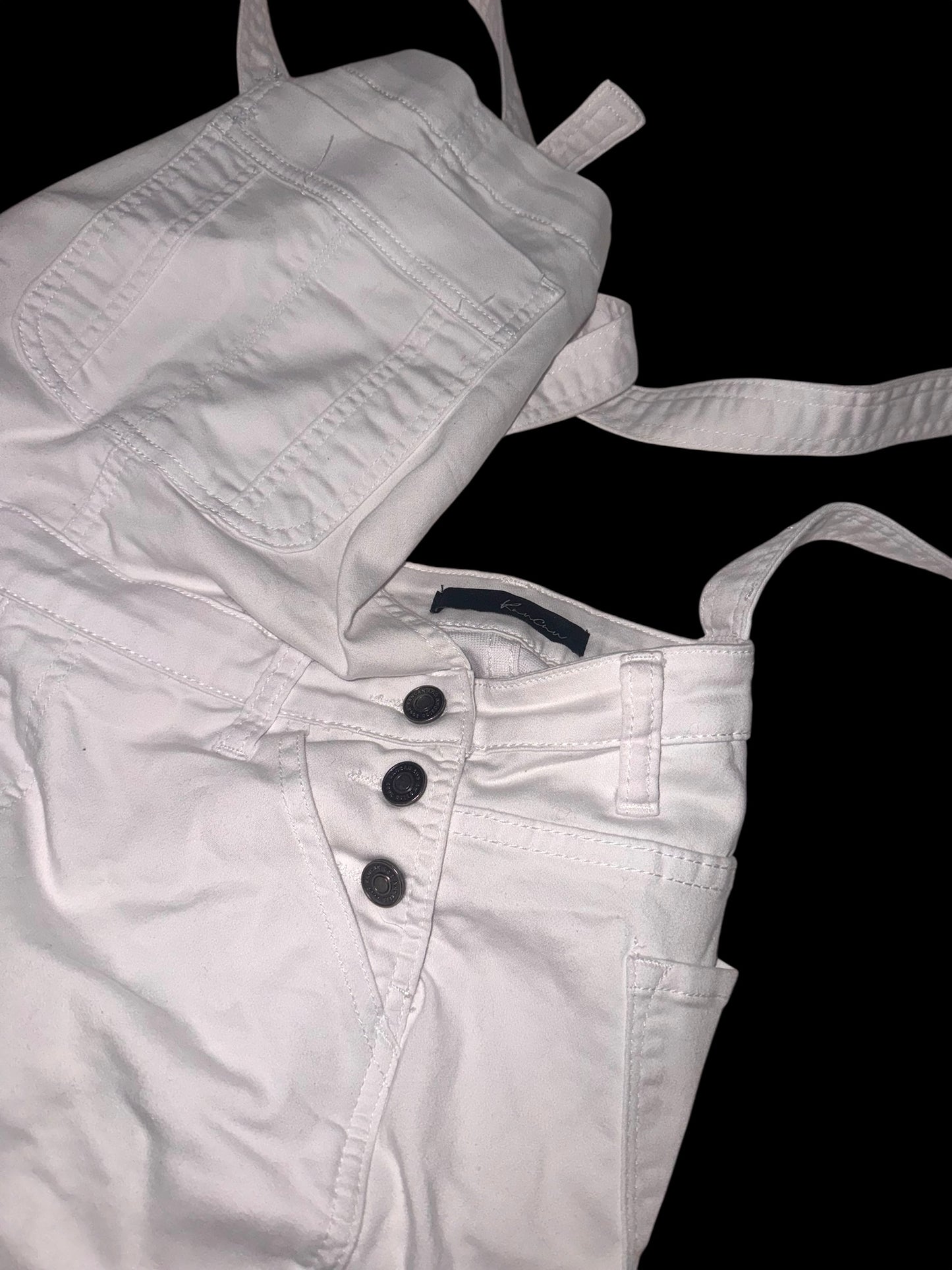 KanCan White Overalls