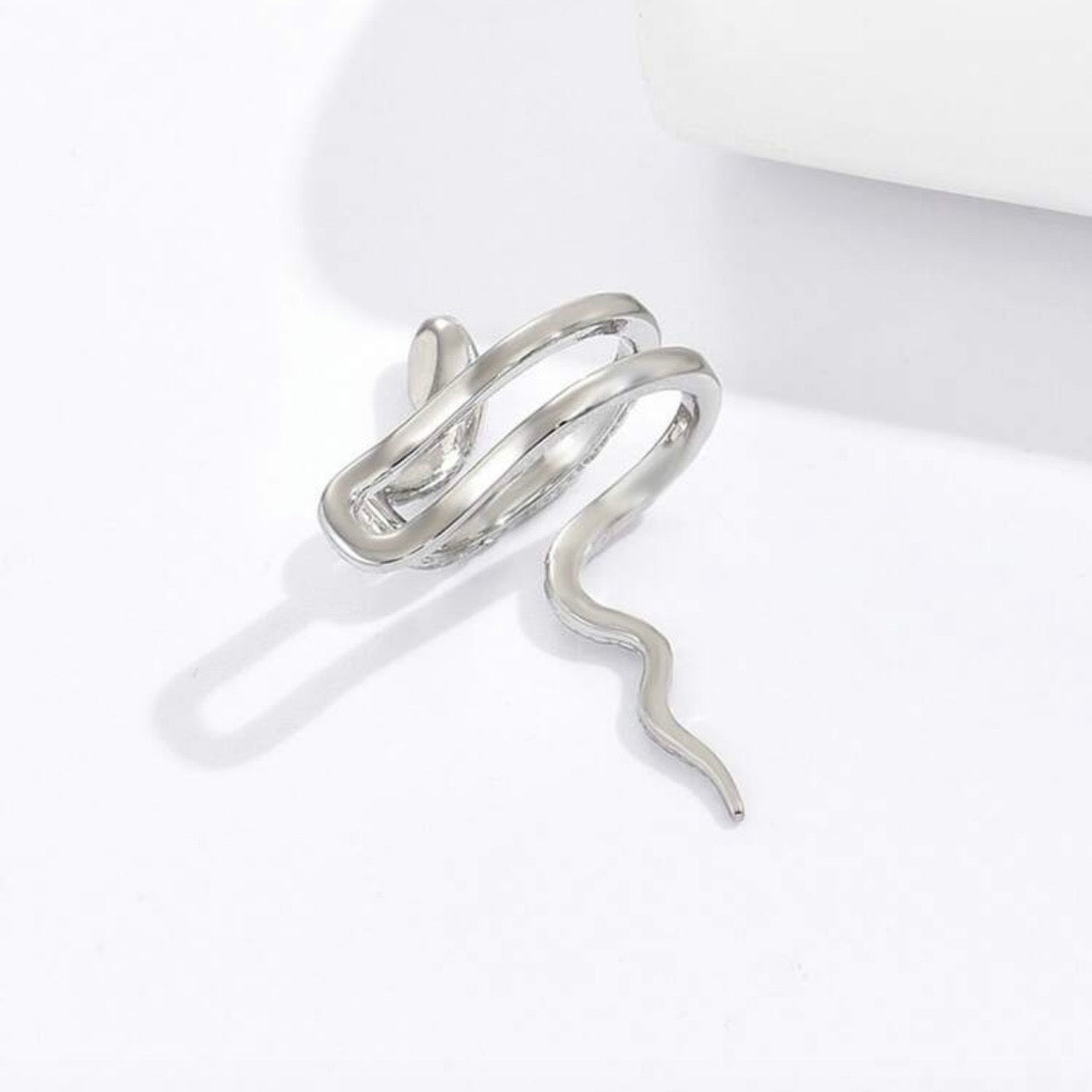 Rattle And Dazzle Snake Ear Cuff