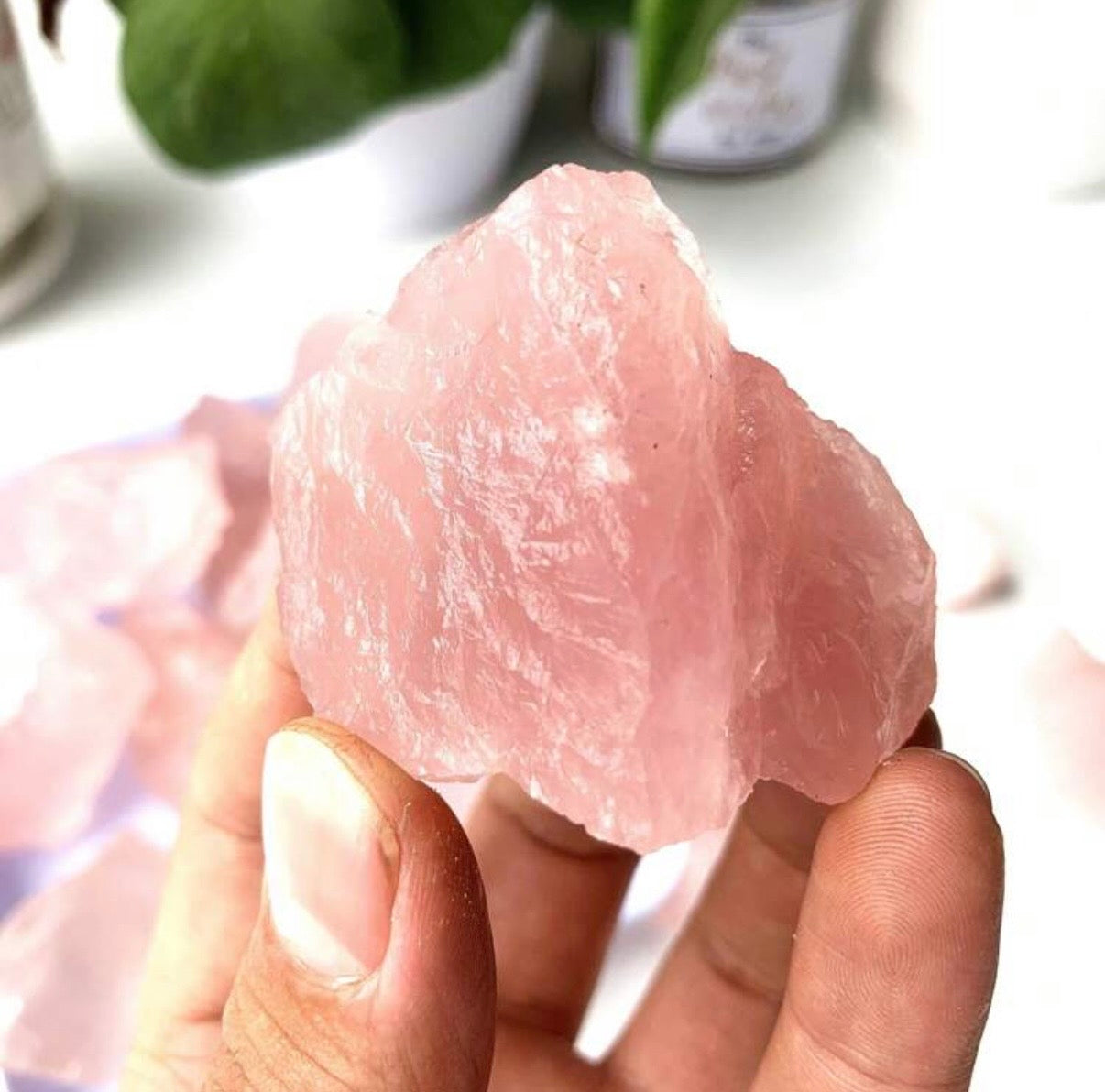 Raw Rose Quartz