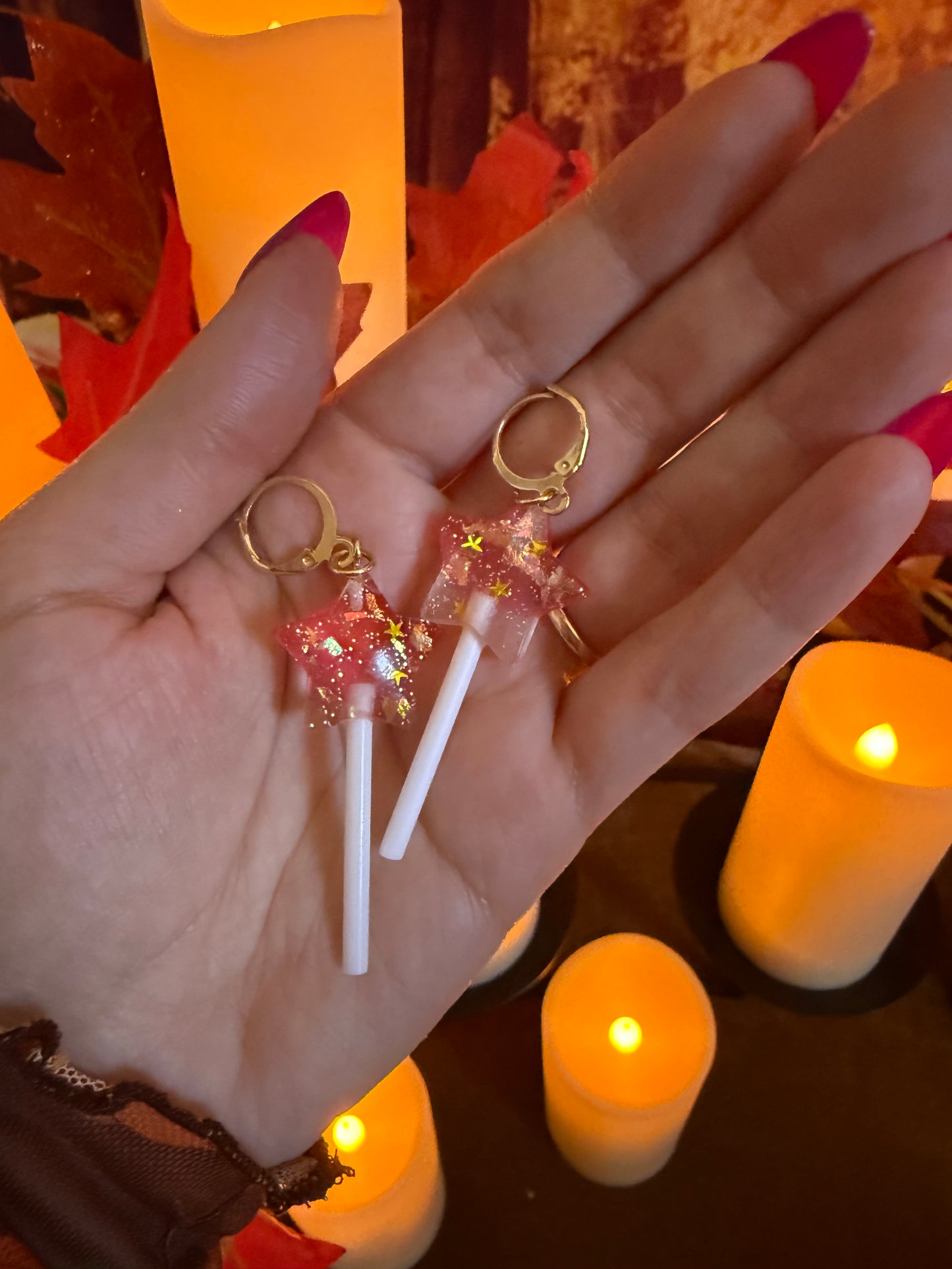 Autumn Candy Earrings -Stainless Steel
