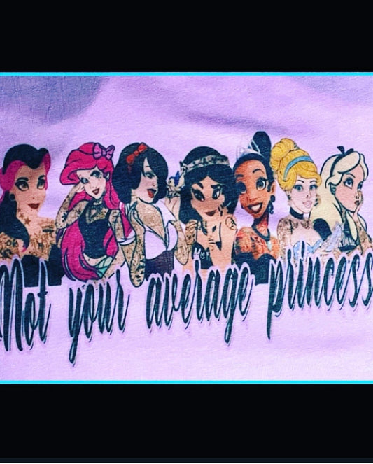 Not Your Average Princess Tank• Printed by Gothic Hippies