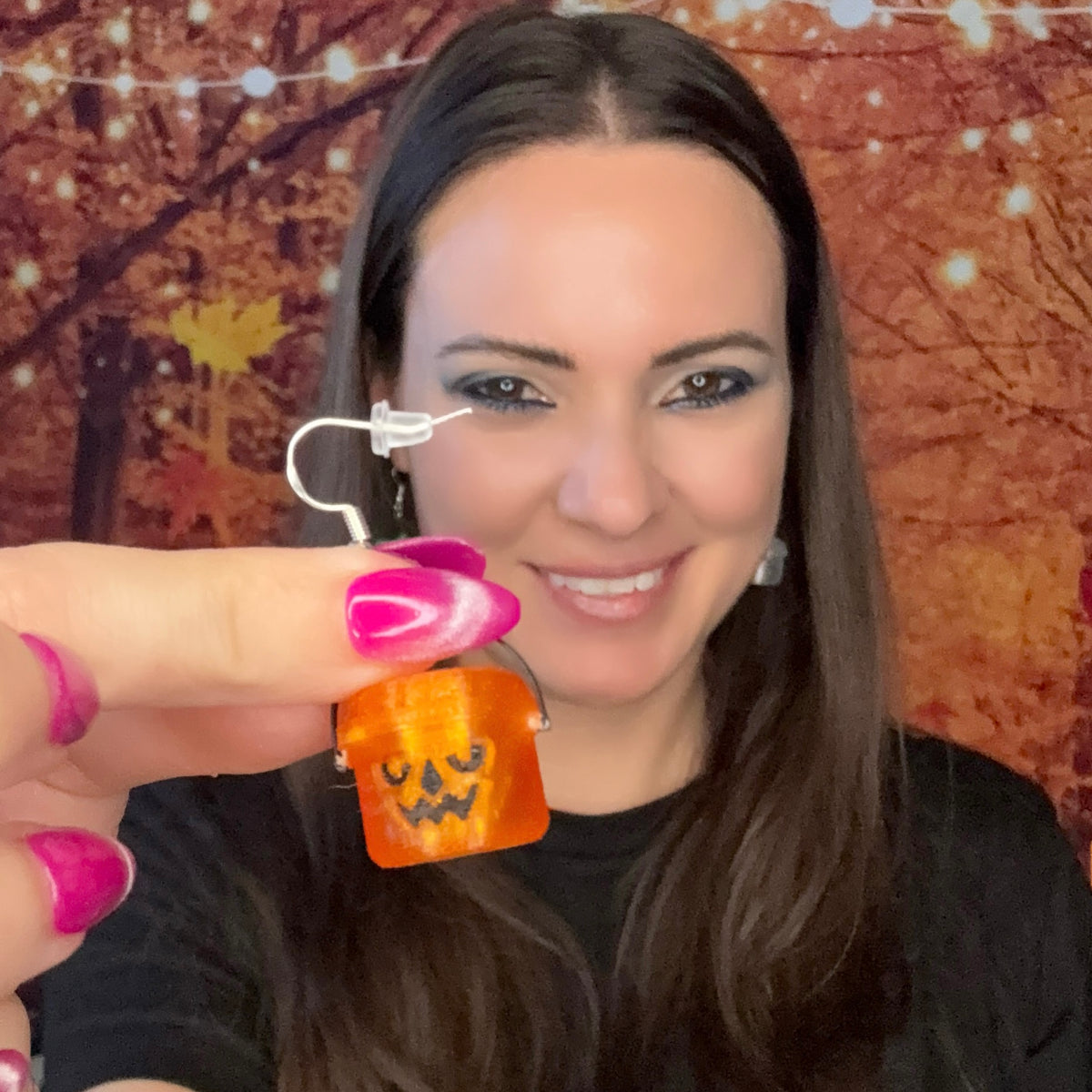 Halloween Character Bucket Earrings