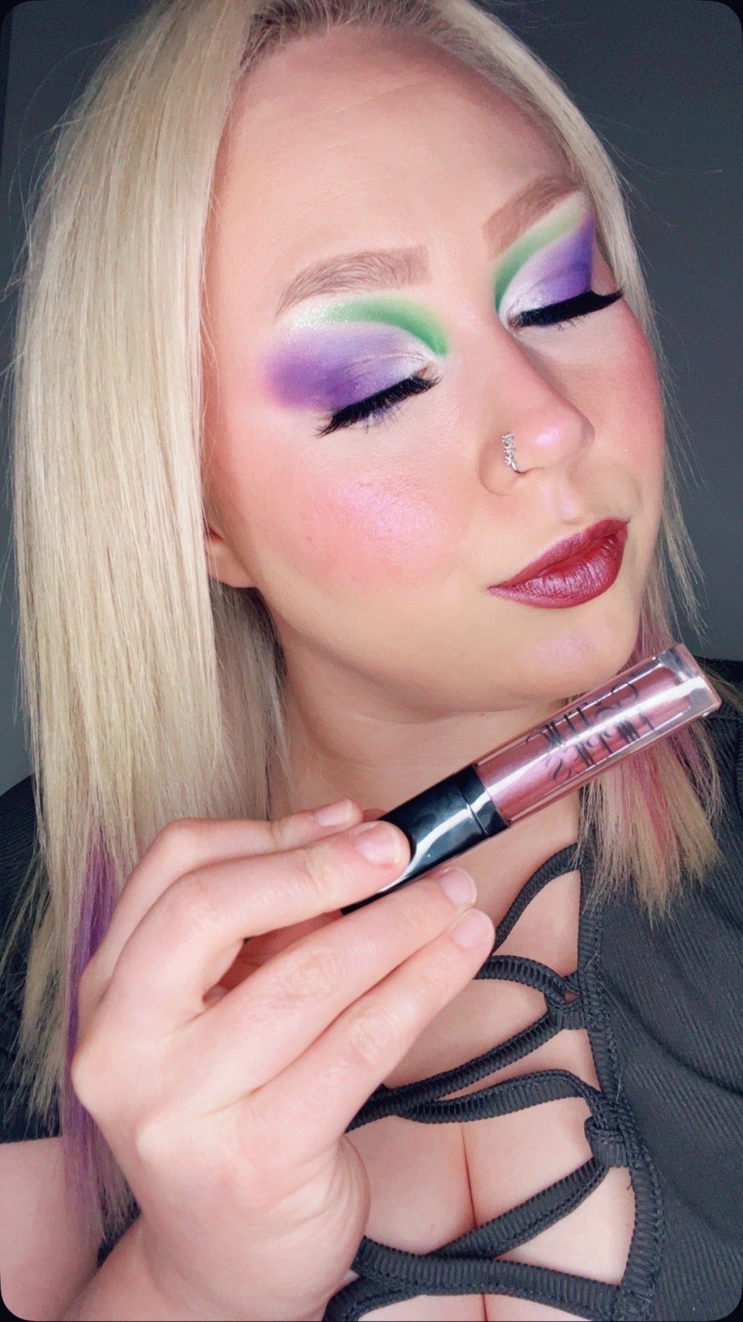 LUXURY GODDESS Liquid Velvet Lipstick METALLICS - Lotus