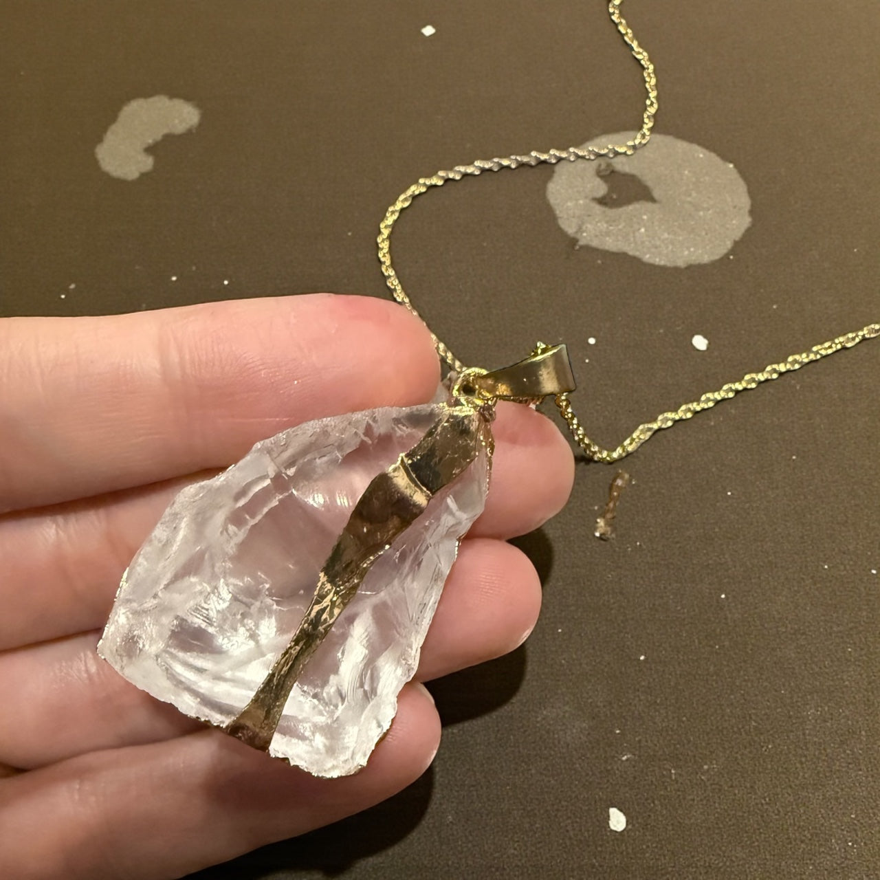 Pale Rose Quartz Necklace