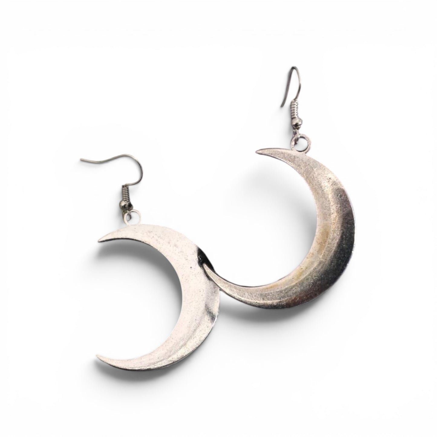 Silver Moon Earrings
