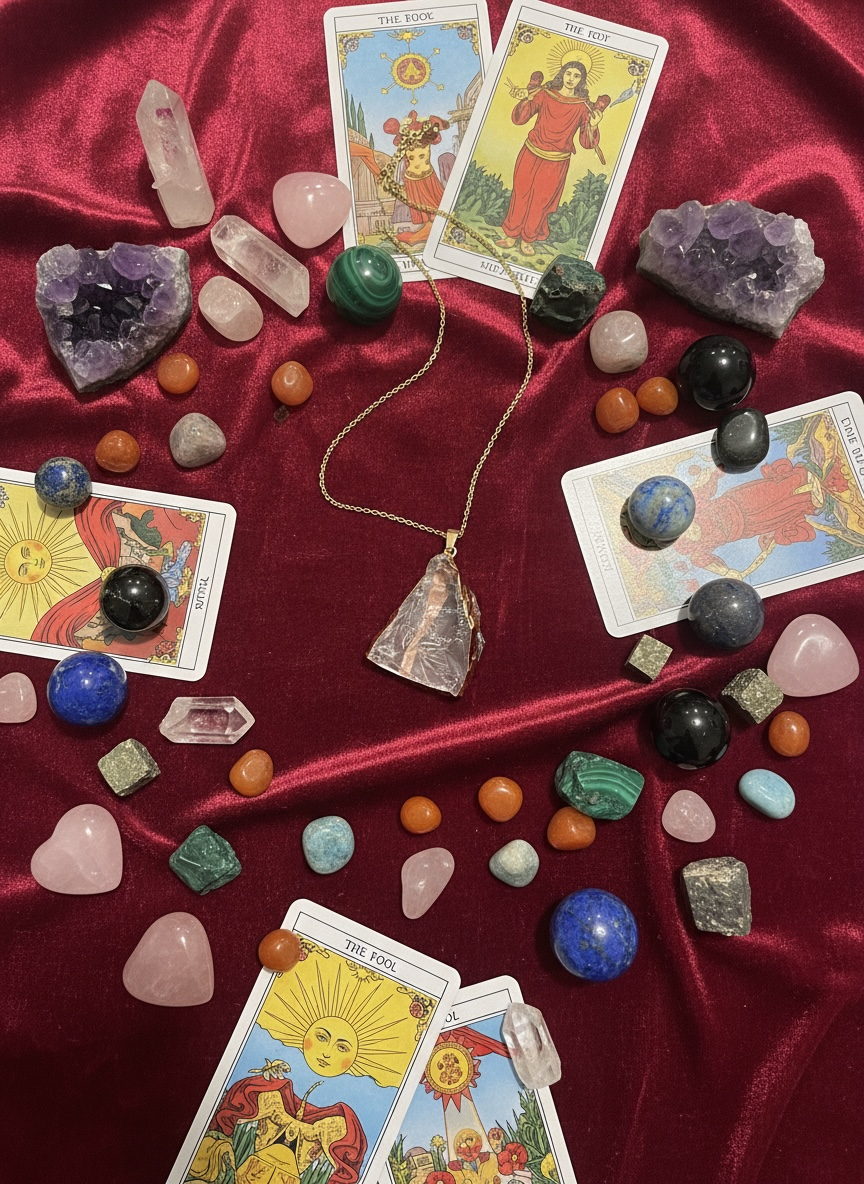 Pale Rose Quartz Necklace