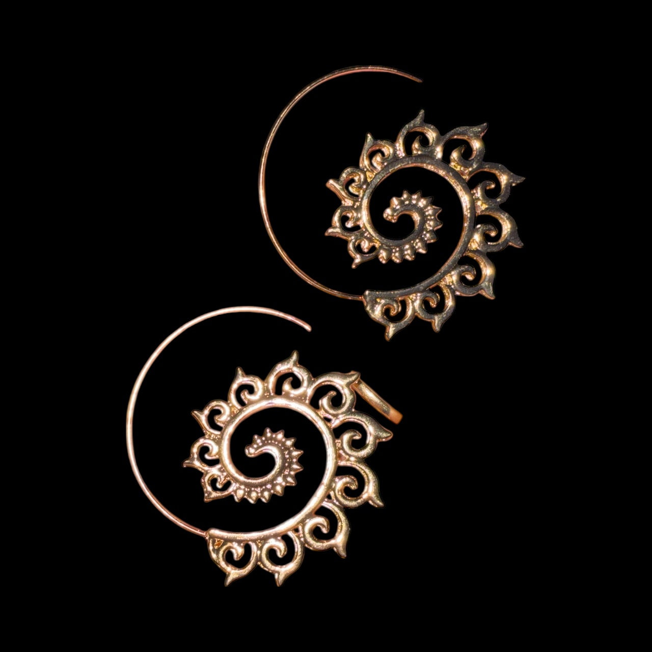 You Have Me On A Spiral Earrings