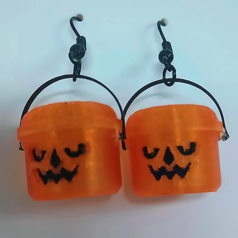 Halloween Character Bucket Earrings