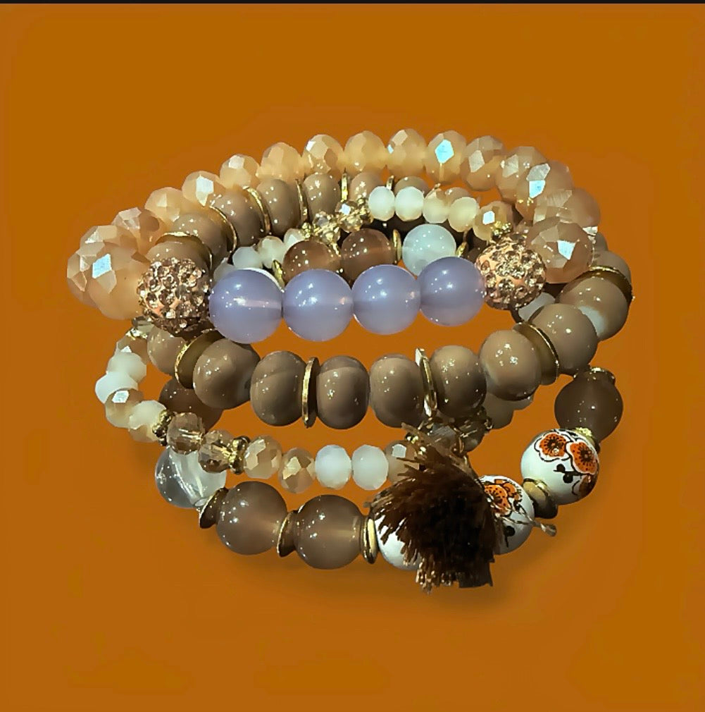 Wild Poppy Bracelet Stack