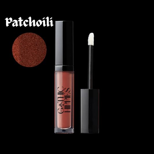 LUXURY GODDESS Liquid Velvet Lipstick METALLICS - Patchouli
