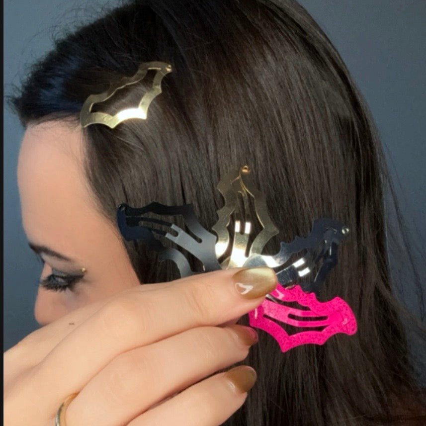 Bat Snap Clips (Multiple colors)