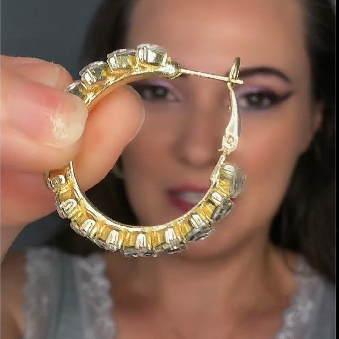 My Power Hoop Earrings