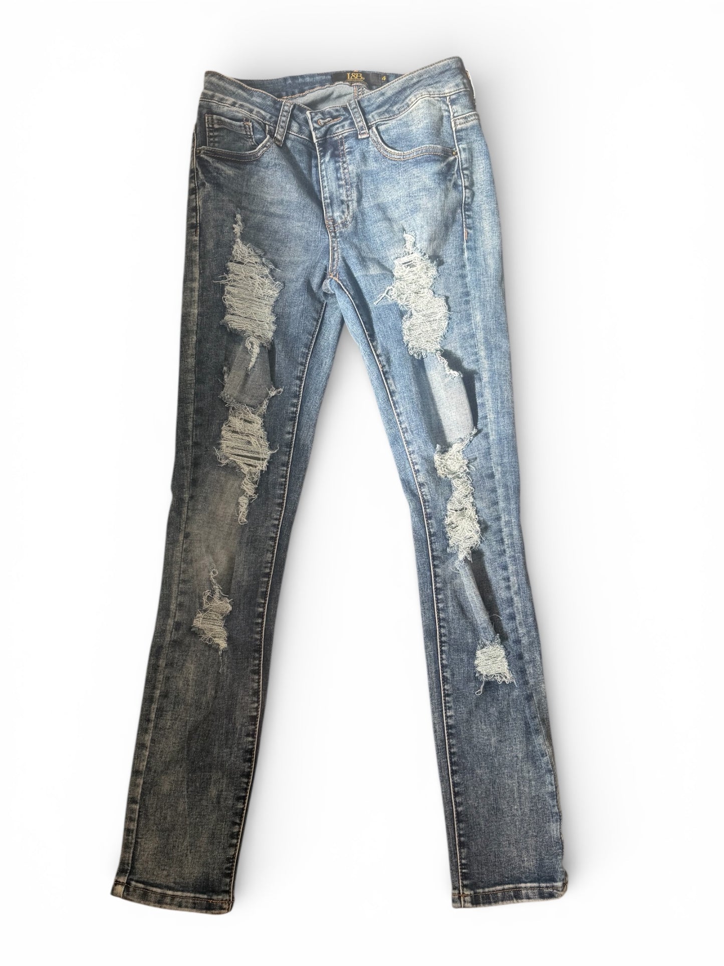 Lucky And Blessed Mid Rise Skinny Jean