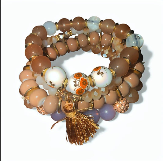 Wild Poppy Bracelet Stack