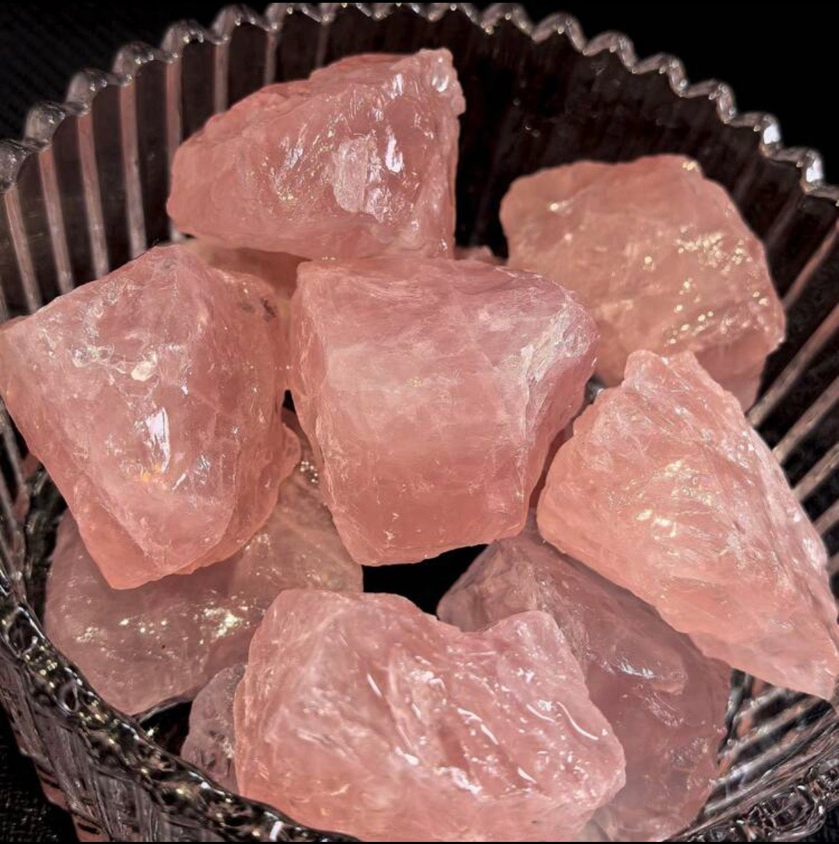 Raw Rose Quartz