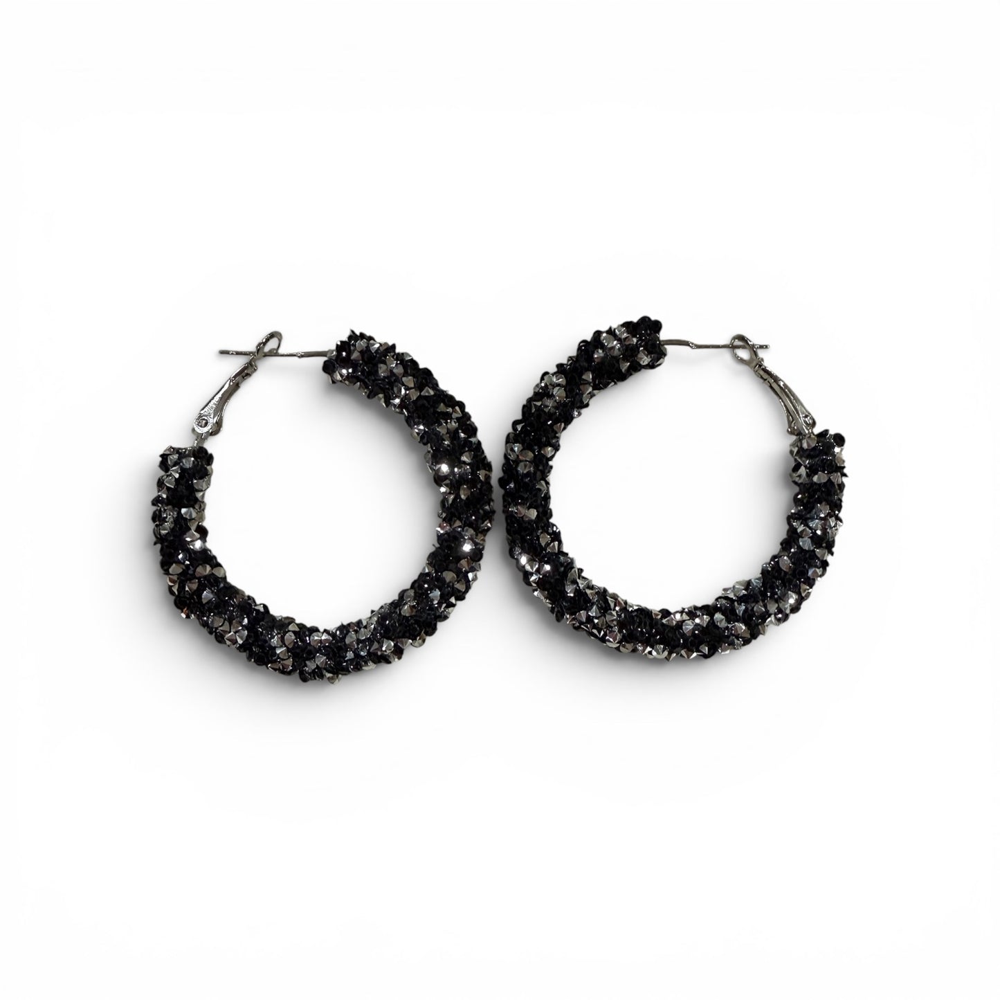 Lost In Space Black Sugar Hoop Earrings