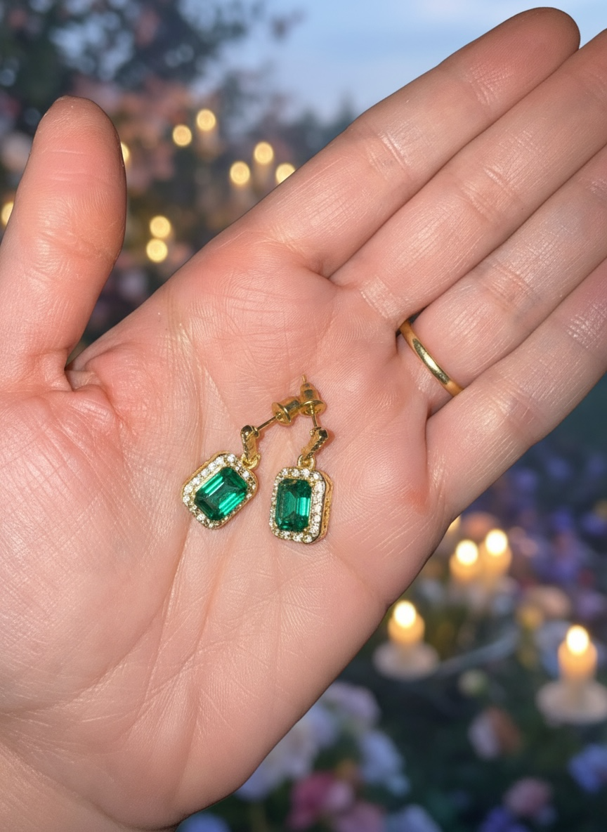 Emerald Empress Earrings