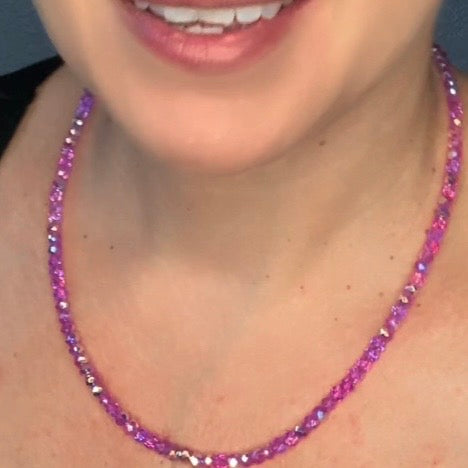 Enchanting Beaded Crystal Necklace