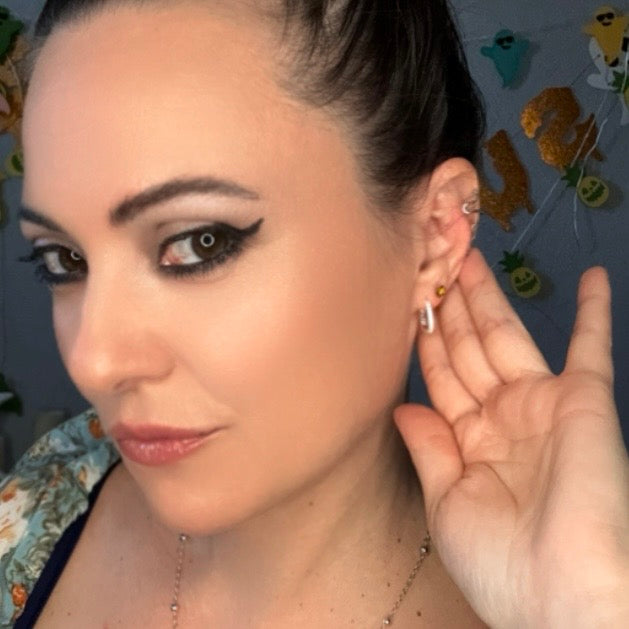 Rattle And Dazzle Snake Ear Cuff