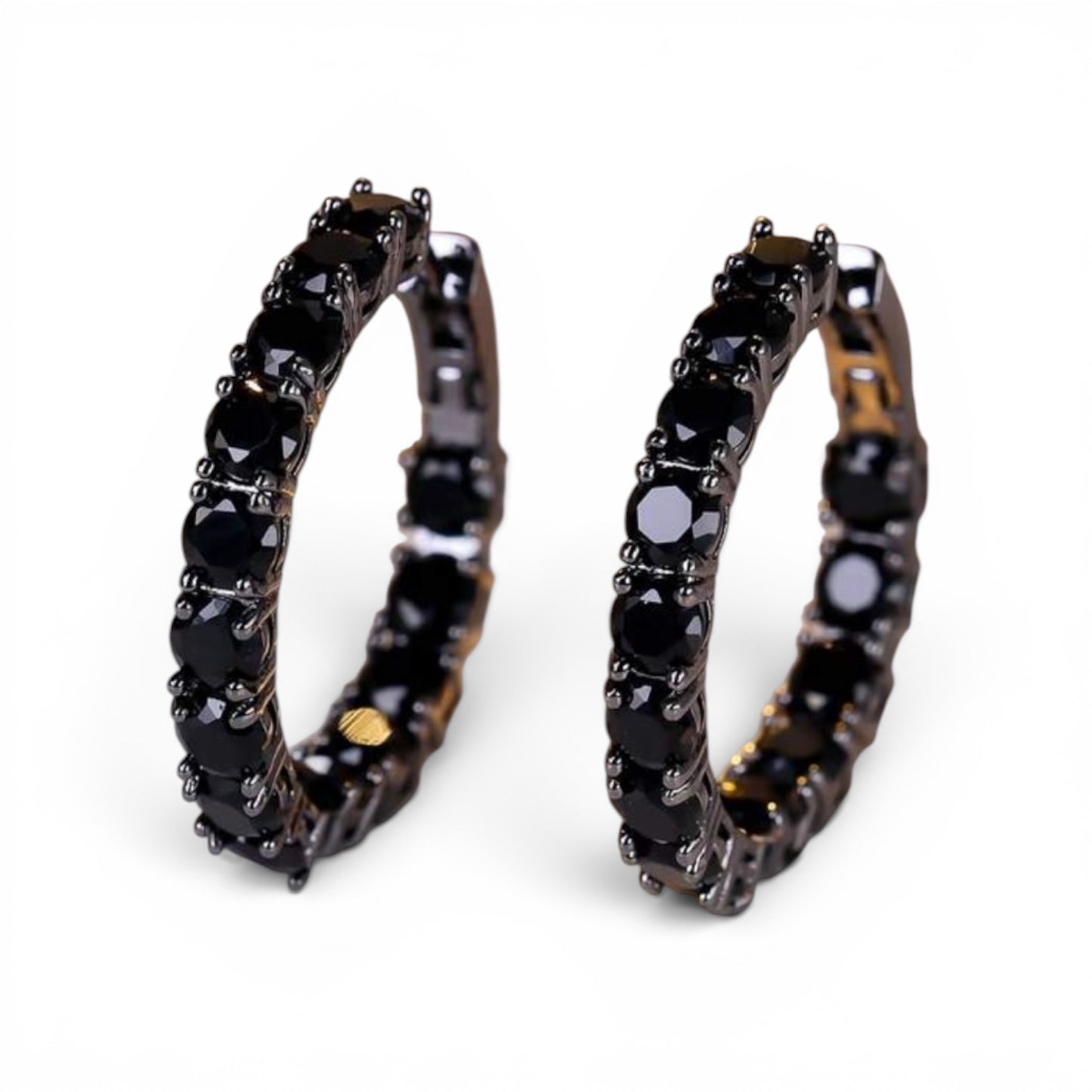 Black Dahlia Hoops