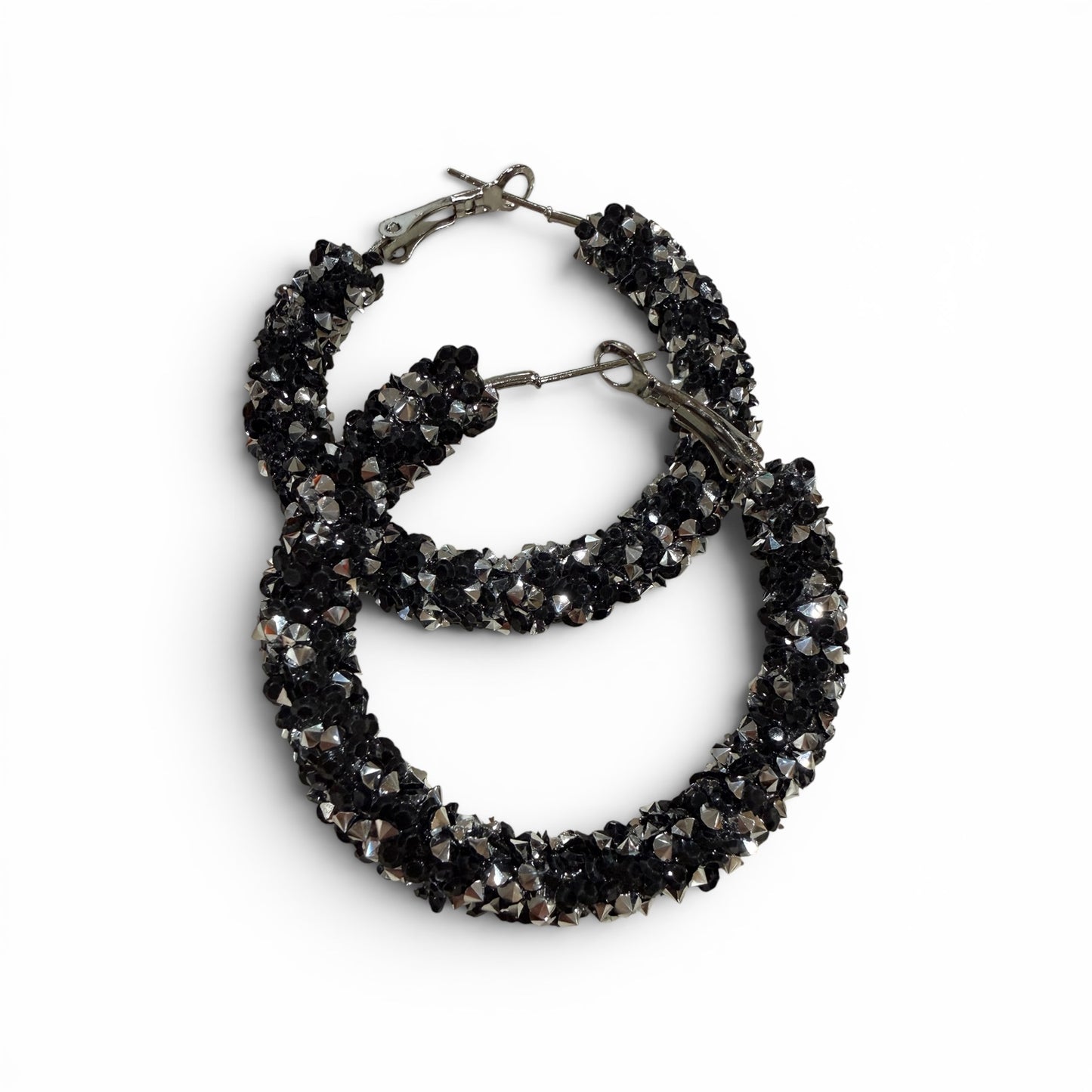 Lost In Space Black Sugar Hoop Earrings