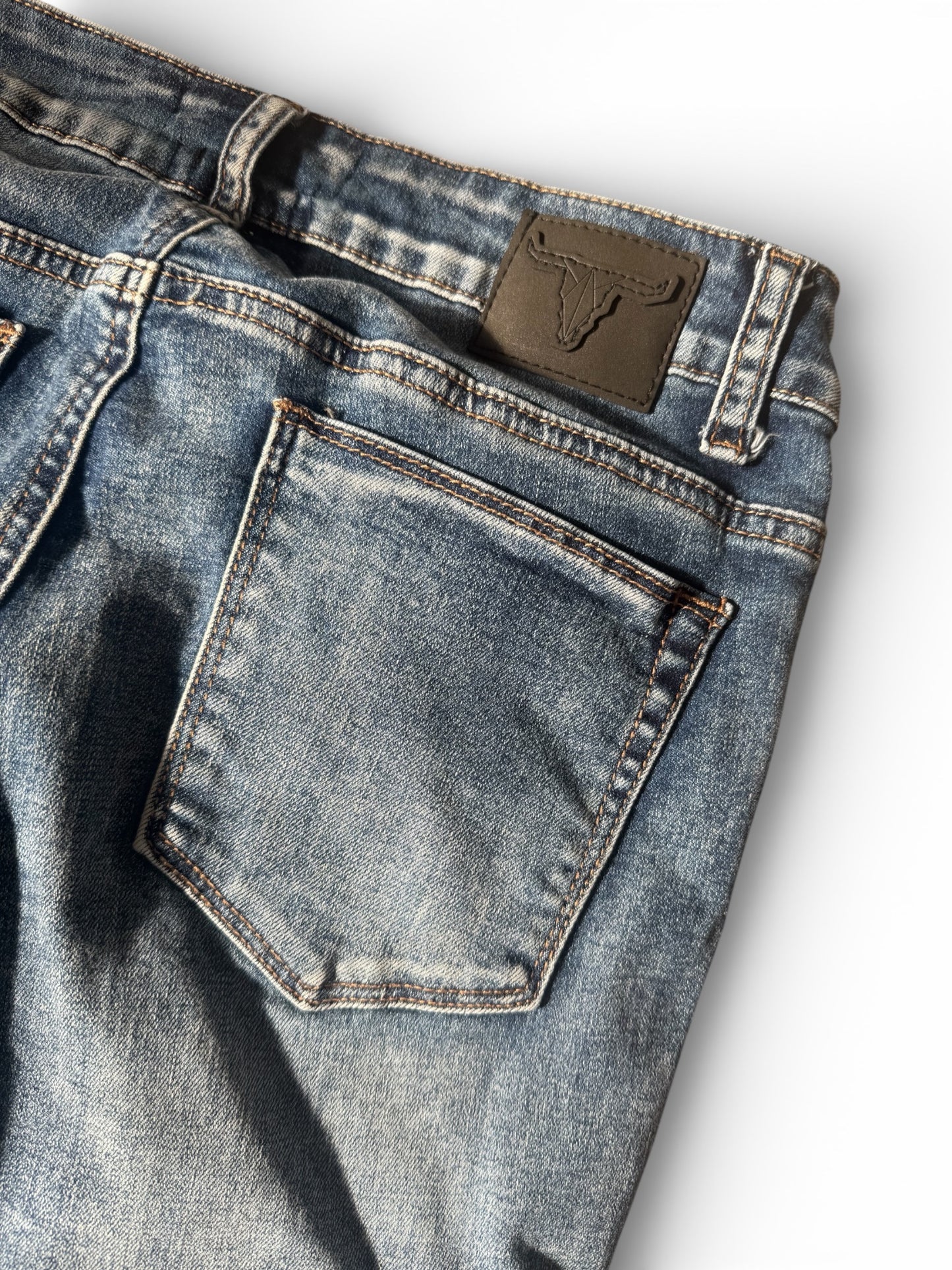 Lucky And Blessed Mid Rise Skinny Jean